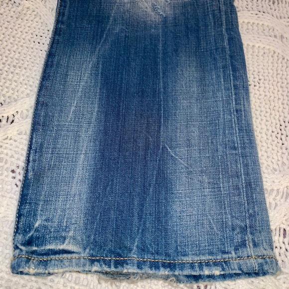 * American Eagle bootcut distressed jeans sz 32x30 * (34x29) - Picture 6 of 13